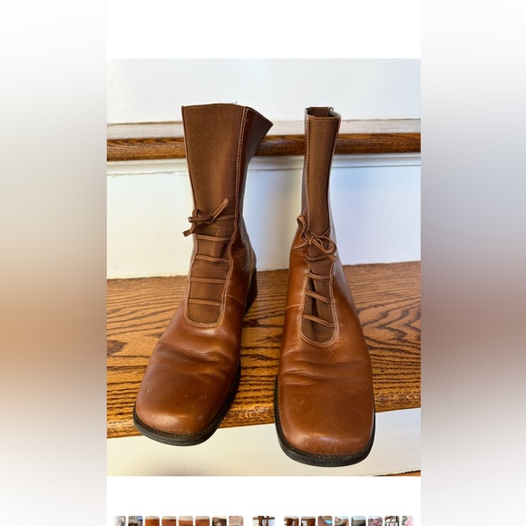 A. Marinelli Shoes - A. Marinelli Brown Leather Boots Size 7.5